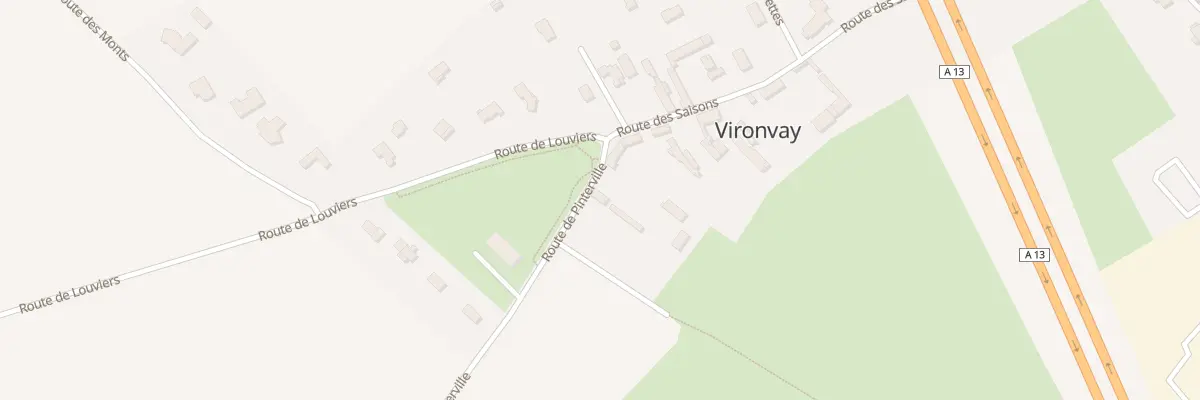Plan du 40 Rte de Pinterville à Vironvay