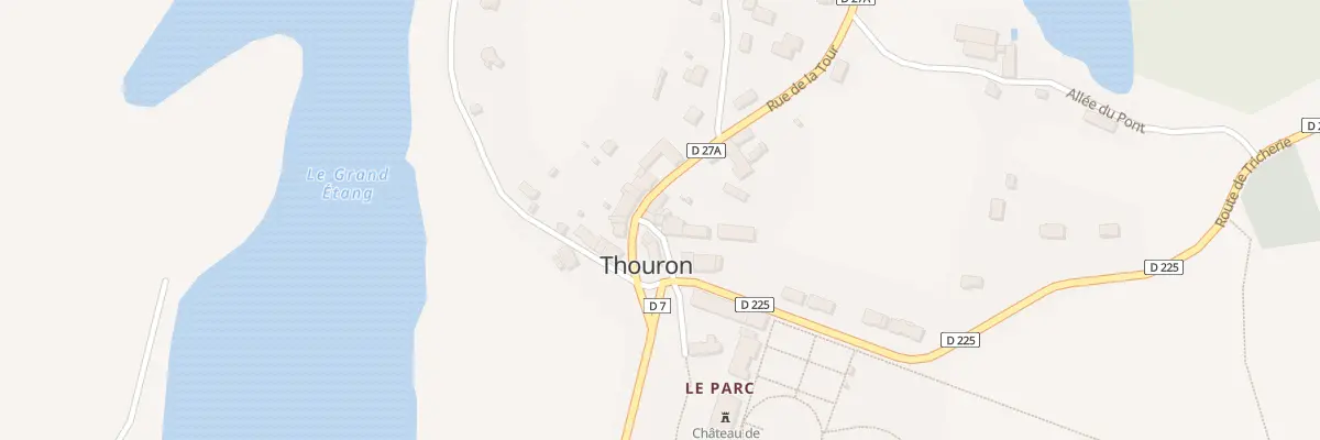 Plan du 8 Rue de la Mairie à Thouron