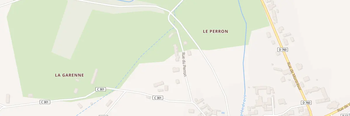 Plan du 9 Rue du Perron à Villeloin-Coulangé