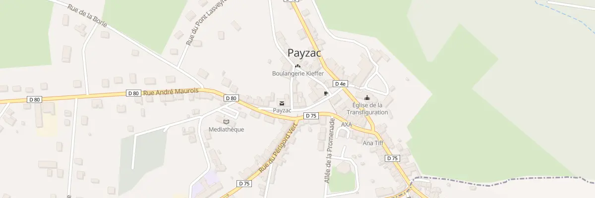 Plan du 141 Le Bourg à Payzac
