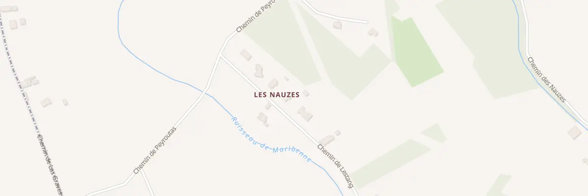 Plan du 1522 Che de Lestang à Meauzac