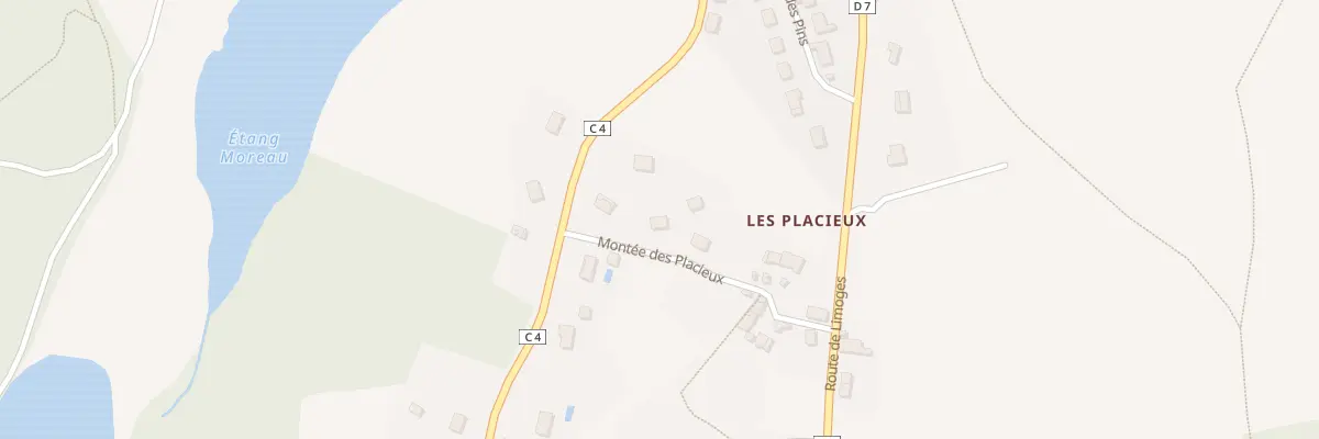 Plan du 16 Mte des Placieux à Thouron