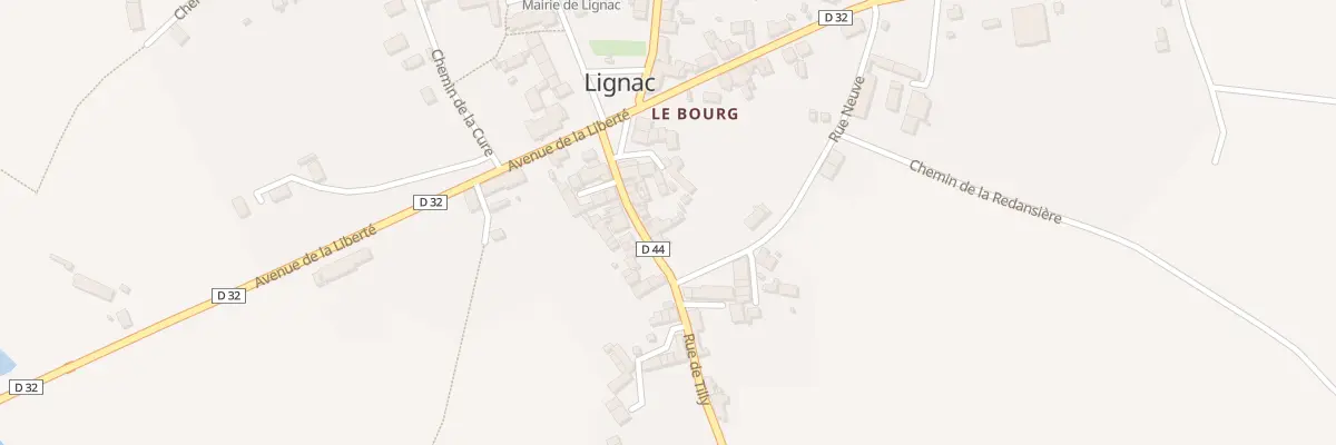 Plan du 9 Rue de Tilly à Lignac