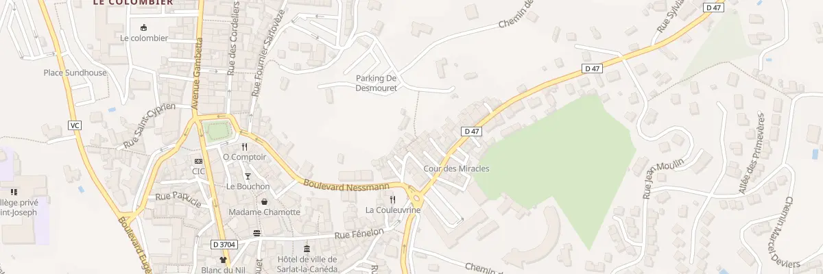 Plan du 17 Rue de la Vigne à Sarlat-la-Canéda
