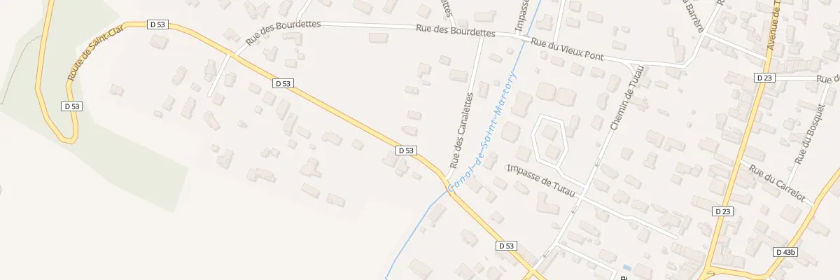 Plan du 4B Rte de St Clar à Lherm