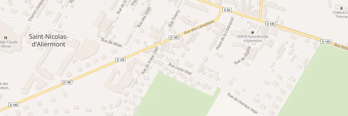 Plan du 85 Rue Louis Vitet à Saint-Nicolas-d’Aliermont