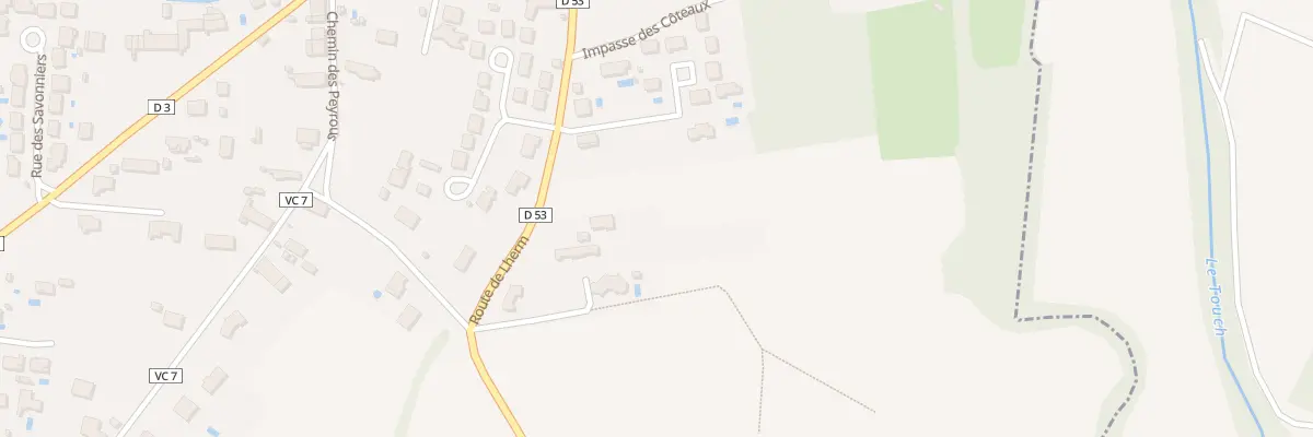 Plan du 221 Rte du Lherm à Saint-Clar-de-Rivière