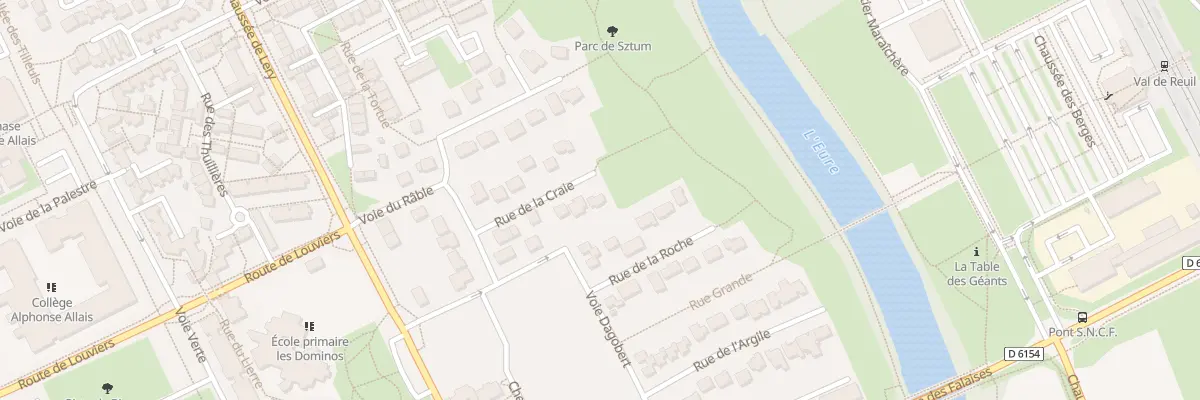 Plan du 10 Rue de la Craie à Val-de-Reuil