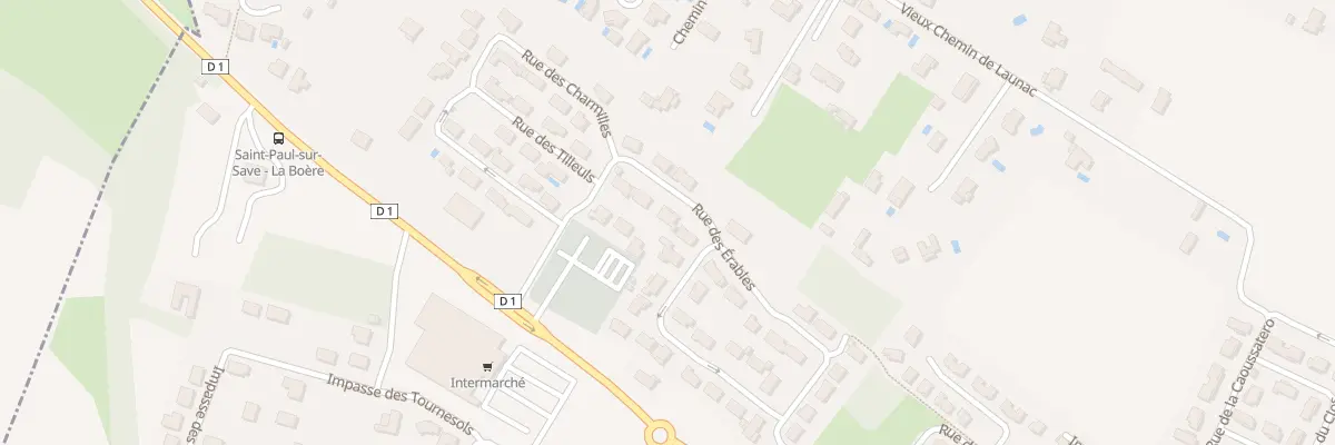 Plan du 14 Rue des Erables à Saint-Paul-sur-Save