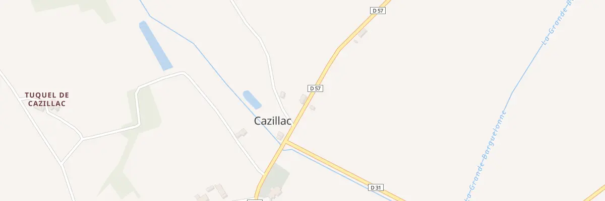 Plan du 67 Rte de Cazillac à Cazes-Mondenard