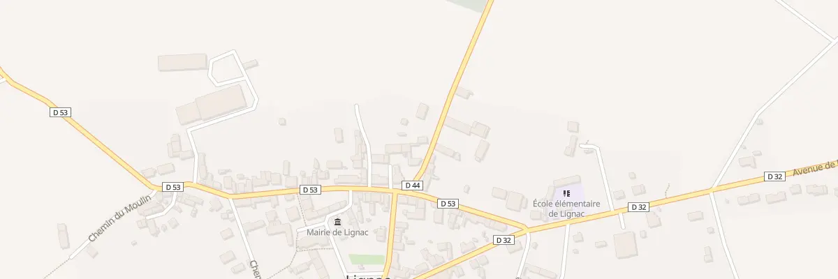 Plan du 3 Rue de la Brenne à Lignac