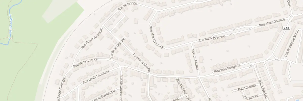 Plan du 83 Rue Marx Dormoy à Limoges