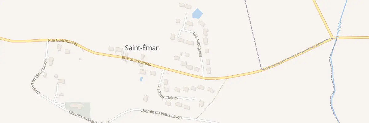 Plan du 6 Rue Guermantes à Saint-Éman