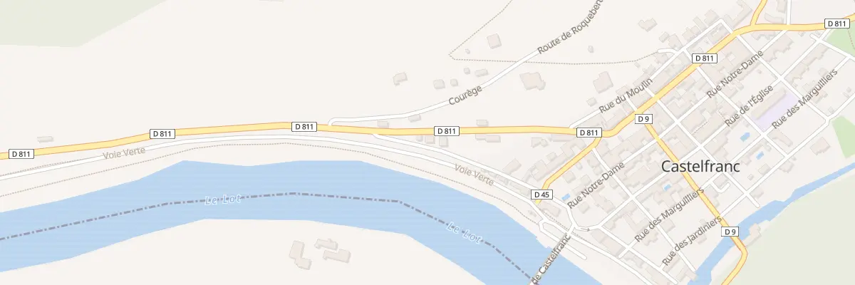 Plan du 15 Av de la Capelette à Castelfranc