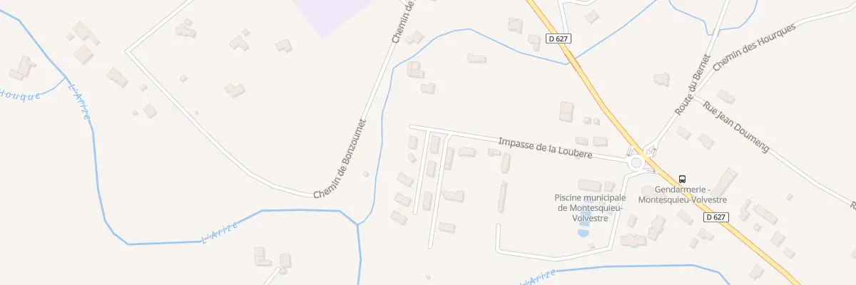 Plan du 19 La Loubere à Montesquieu-Volvestre