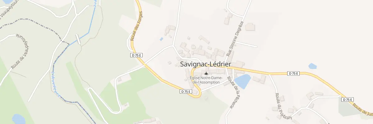 Plan du 1 Rue du Moulin à Savignac-Lédrier