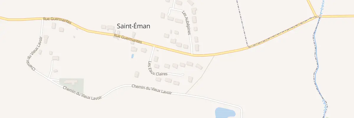 Plan du 8 Les Eaux Claires à Saint-Éman