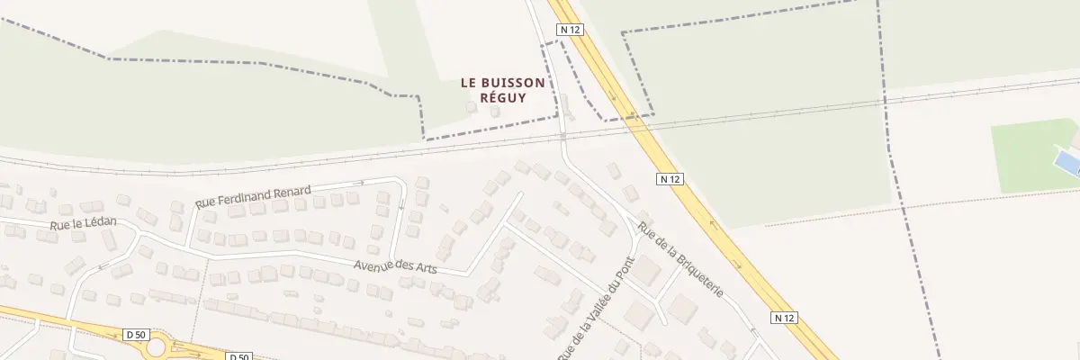Plan du 4 All des Poètes à Nonancourt