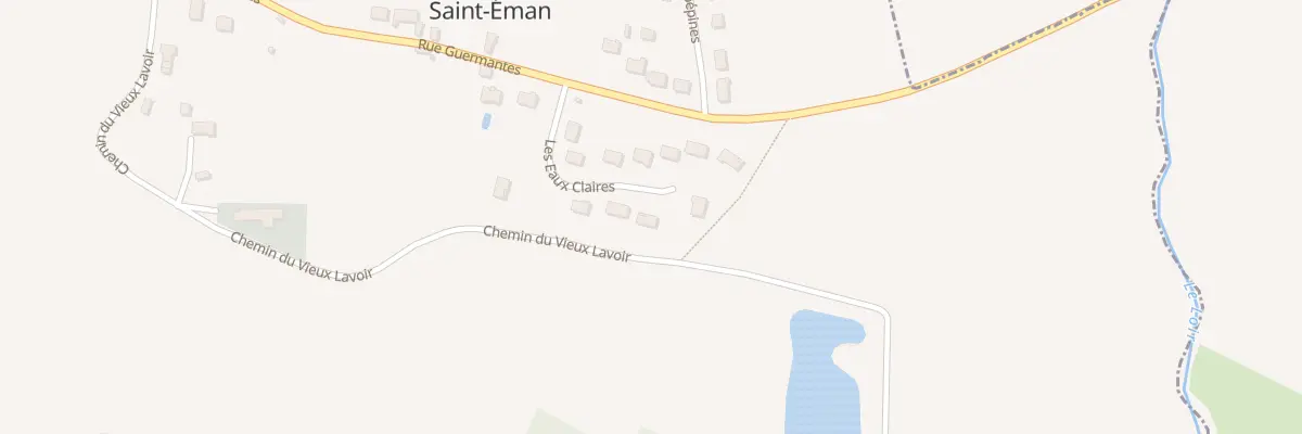 Plan du 9 Les Eaux Claires à Saint-Éman
