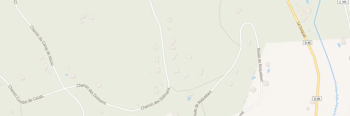 Plan du 5944B Recobert à Castelfranc