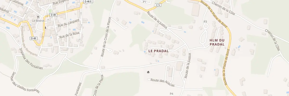 Plan du 488 Le Pradal à Domme