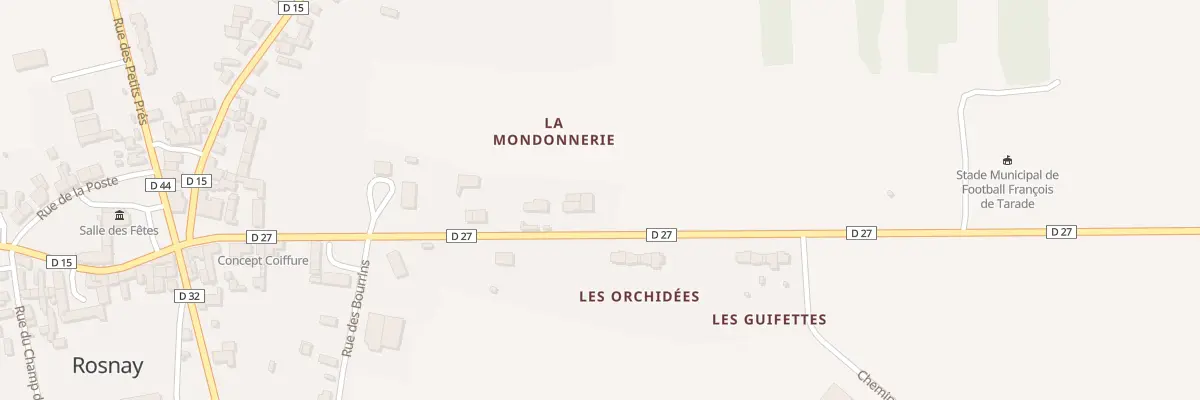 Plan du 21 Rue de la Mondonnerie à Rosnay