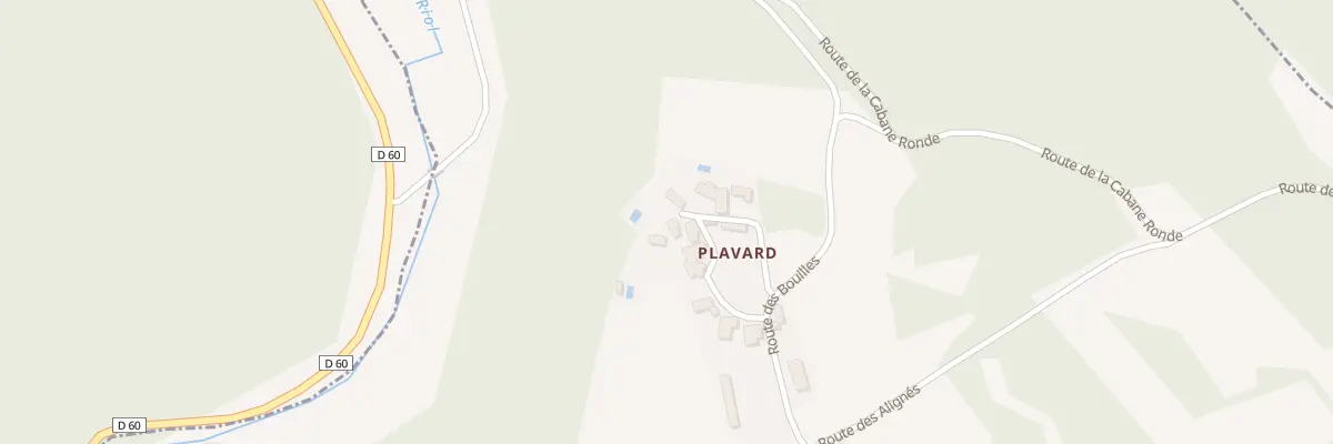 Plan du 6A Plavard à Bouzic