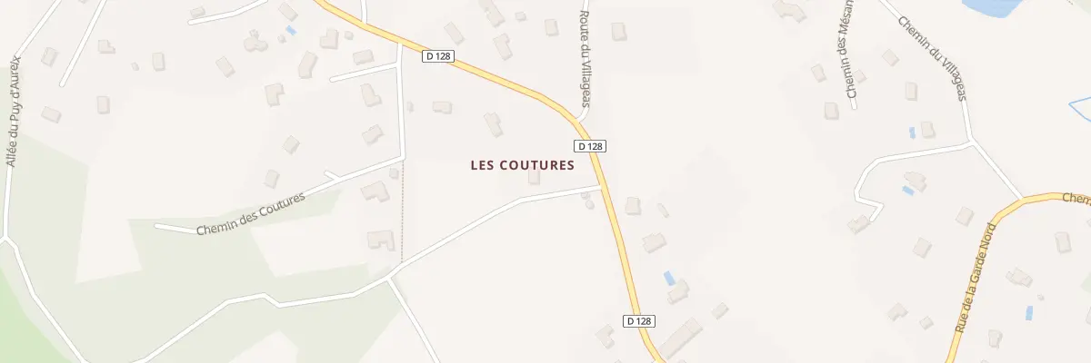Plan du 89 Rue de la Garde à Couzeix