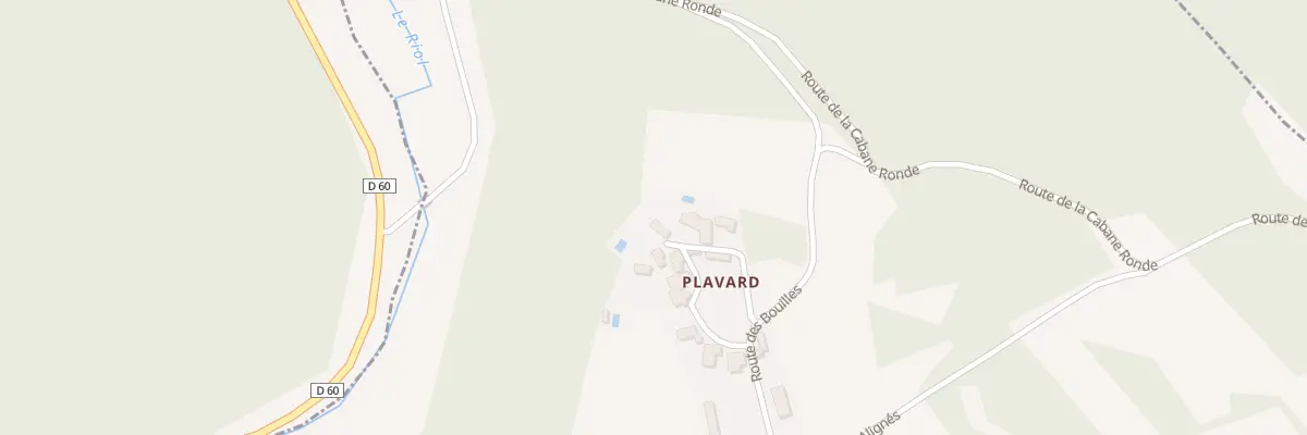 Plan du 210 Plavard à Bouzic