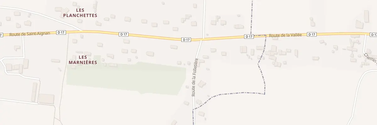 Plan du 2 Rte de la Folletiere à Saint-Julien-de-Chédon