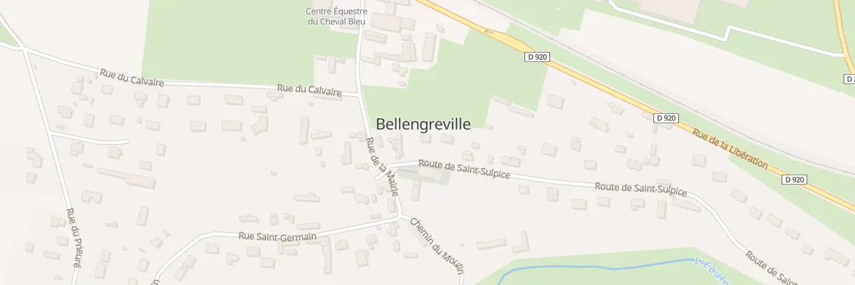 Plan du 21 Rte de Saint Sulpice à Bellengreville