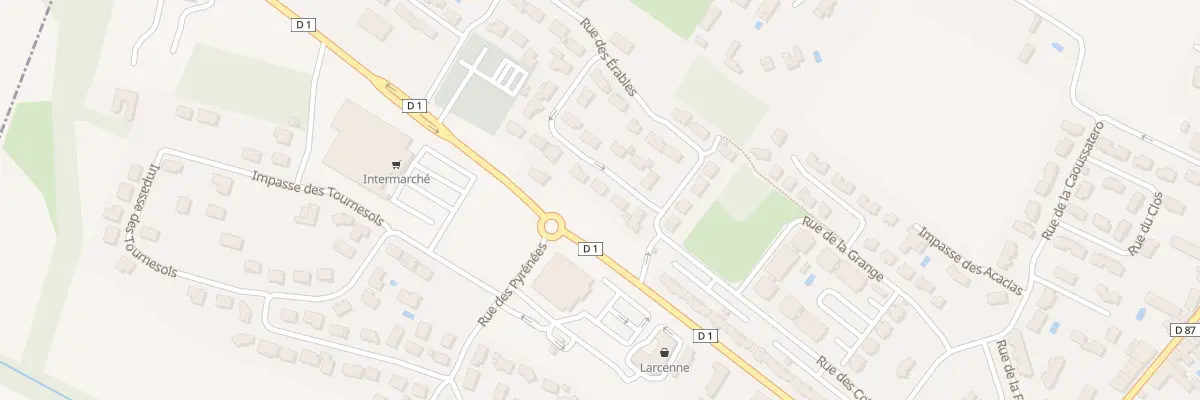 Plan du 6 Rue des Cèdres à Saint-Paul-sur-Save