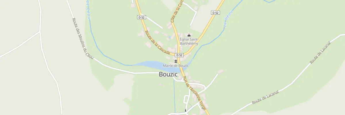 Plan du 2 Rue de l’Ancienne Forge à Bouzic