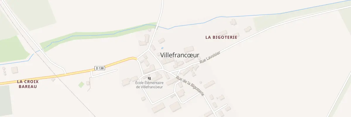Plan du 9 Rue Lavoisier à Villefrancœur