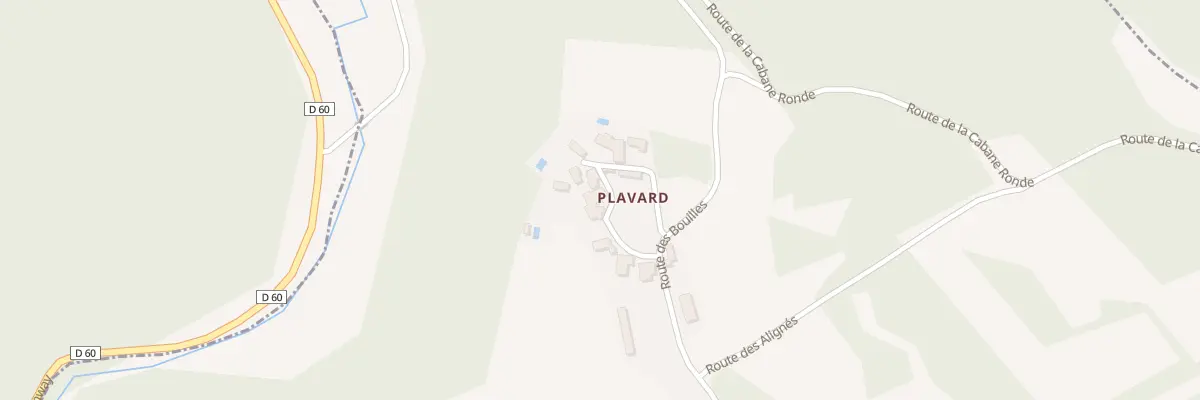 Plan du 6 Plavard à Bouzic