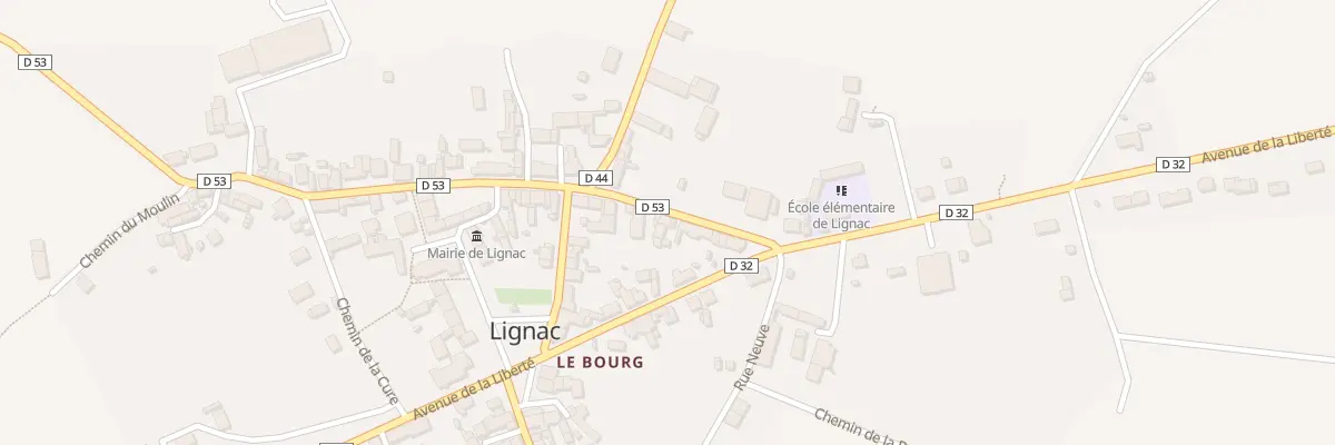 Plan du 11 Rue Alienor d’Aquitaine à Lignac