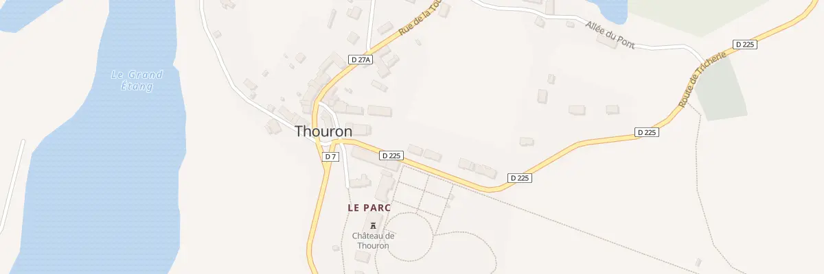 Plan du 7 Rte de Tricherie à Thouron