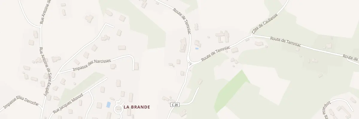 Plan du 31 Côte de Ravat à Sarlat-la-Canéda