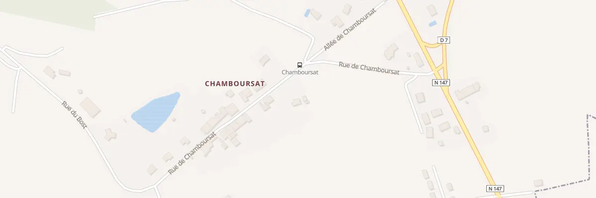 Plan du 9 Rue de Chamboursat à Couzeix