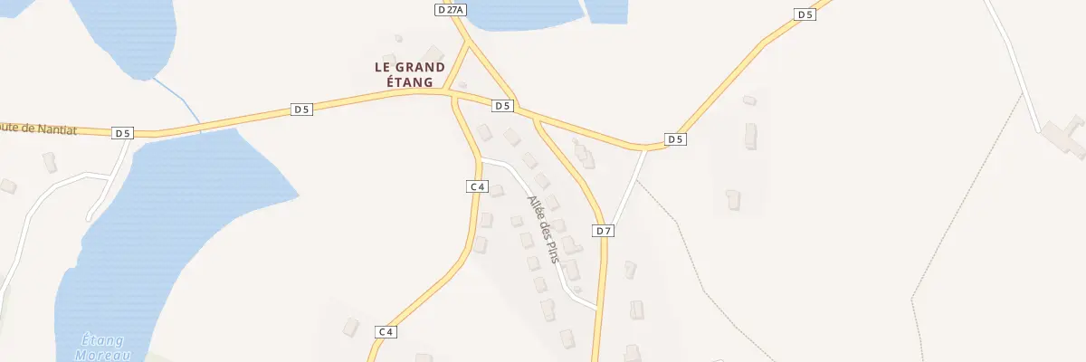 Plan du 5 All des Pins à Thouron