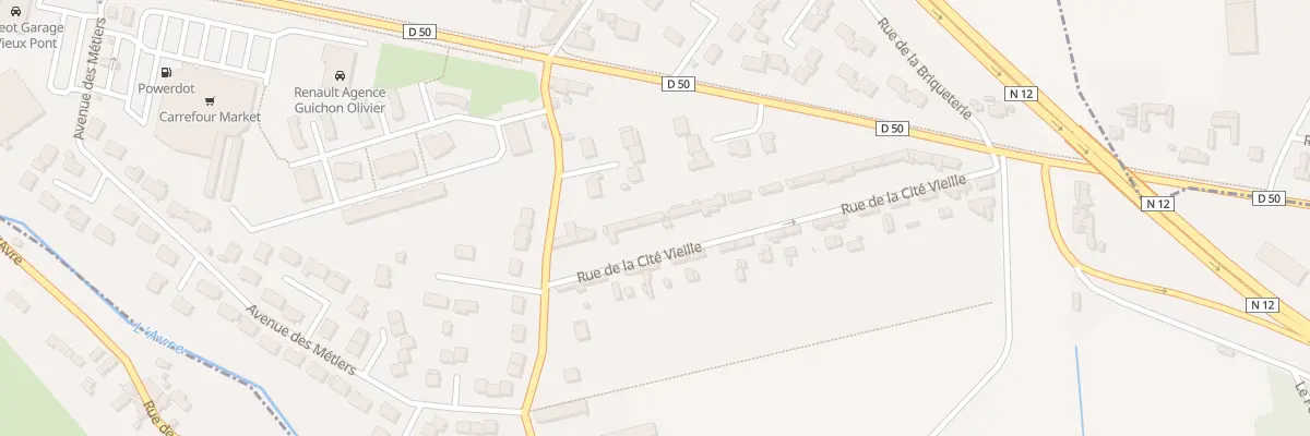 Plan du 4 Cité Vieilles à Nonancourt