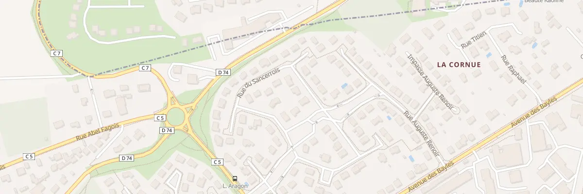 Plan du 14 Rue du Sancerrois à Isle