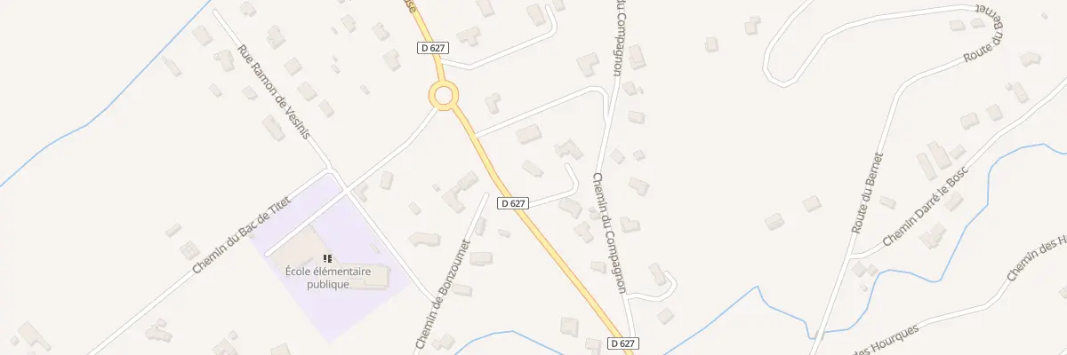 Plan du 5007F Camp de Compagnon à Montesquieu-Volvestre