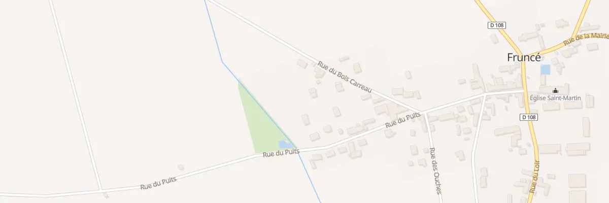 Plan du 1T Rue du Bois Carreau à Fruncé