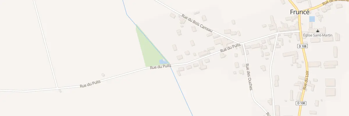 Plan du 16 Rue du Puits à Fruncé