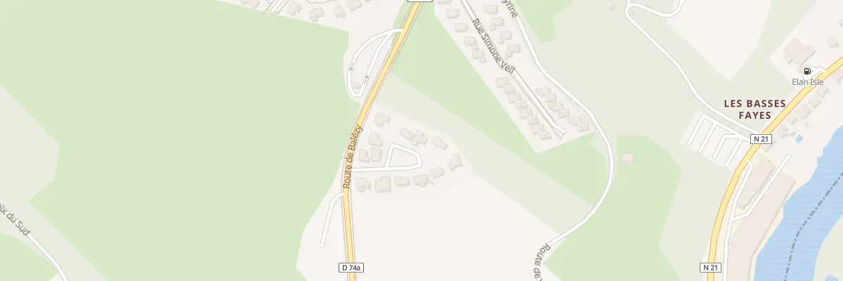 Plan du 16 Rue Jean-joseph Sanfourche à Isle