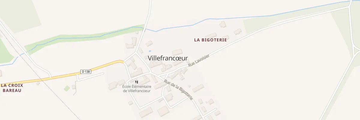 Plan du 13 Rue Lavoisier à Villefrancœur