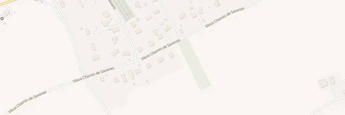 Plan du 877 Che Vieux de Savenes à Verdun-sur-Garonne