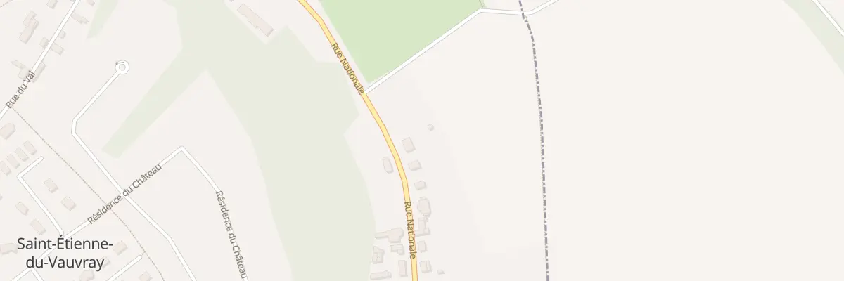 Plan du 25 Rue Nationale à Saint-Étienne-du-Vauvray