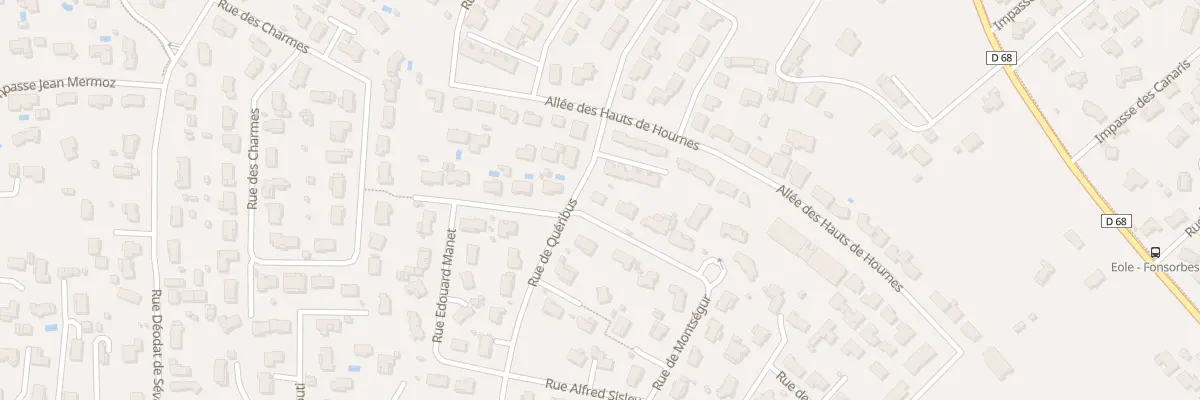 Plan du 1 Rue de Montségur à Fonsorbes
